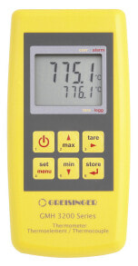 Pyrometers and Thermal Imagers Greisinger GMH 3231. Housing colour: Yellow, Temperature measurement units: °C, Temperature measurement range: -220 - 1372 °C