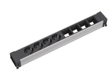 Smart Extension Cords and Surge Protectors 909.007. AC outlets quantity: 4 AC outlet(s), Product colour: Black,Silver