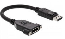 Cables & Interconnects InLine 17100I DisplayPort cable 0.2 m Black