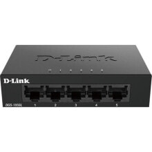 USB Hubs D-Link DGS-105GL/E network switch Unmanaged Gigabit Ethernet (10/100/1000) Black