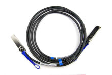 Cable channels Supermicro CBL-0496L, 3 m, QSFP, QSFP, Male connector / Male connector, Black,Blue,Metallic, 56 Gbit/s