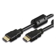 Cables & Interconnects Techly 3m High Speed HDMI Cable with Ethernet A/A M/M Ferrite ICOC HDMI-FR-030