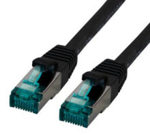 Cables & Interconnects M-Cab 3908 networking cable Black 10 m Cat6a SF/UTP (S-FTP)