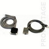 Printer and Multifunction Printer Parts Datalogic CAB-408 RS-232 Pwr Coil 9-Pin Fem serial cable