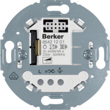 Sockets, switches and frames Berker 85421201. Type: Dimmer. Case design: Mountable, Product colour: Metallic