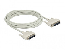 Cables or Connectors for Audio and Video Equipment DeLOCK 84537 serial cable Beige 5 m D-Sub 25 Pin