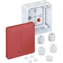 Junction boxes Spelsberg Abox 060 SB-L. Product colour: Red. Width: 110 mm, Depth: 110 mm, Height: 67 mm