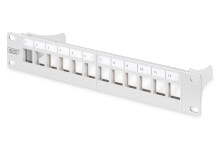 Cables or Connectors for Audio and Video Equipment Digitus DN-91419 patch panel 1U