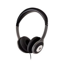 Headphones V7 HA520-2EP headphones/headset Head-band 3.5 mm connector Black, Silver