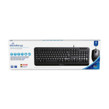Keyboards and Mouse Kits MediaRange MROS108 keyboard USB QWERTZ Black