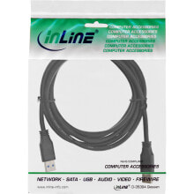 Wires, cables InLine 35215 USB cable 1.5 m USB 3.2 Gen 1 (3.1 Gen 1) USB A Black
