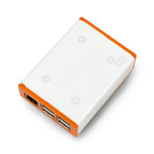 Accessories And Spare Parts For Microcomputers Case for Raspberry Pi with Flick Hat - white-orange