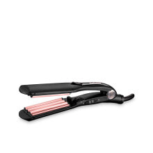 Hair Tongs, Curlers and Irons BaByliss The Crimper Texturizing iron Warm Black, Pink 70.9" (1.8 m)