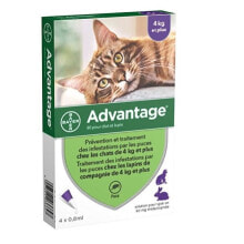 Collars And Flea And Tick Repellents ADVANTAGE 80 - 4 antiparasitre Pipetten - Fr Katzen und Kaninchen ab 4 kg