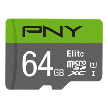 Memory Cards PNY Elite memory card 64 GB MicroSDXC Class 10