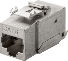 Accessories for telecommunications cabinets and racks Goobay 90863. Construction type: Flat, Product colour: Silver, Connector 1: RJ-45. Width: 17 mm. Quantity per pack: 1 pc(s)