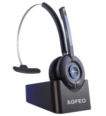 Gaming Consoles AGFEO 6101543 headphones/headset Head-band Black