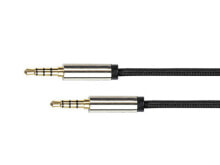 Cables & Interconnects Python GC-M0230, 3.5mm, Male, XLR (4-pin), Male, 3 m, Black