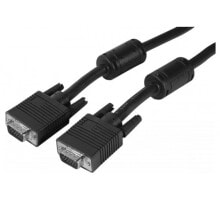 Cables or Connectors for Audio and Video Equipment CUC Exertis Connect 119750 VGA cable 15 m VGA (D-Sub) Black
