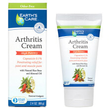 Muscle And Joint Pain Relief Ointments Earth's Care Arthritis Cream -- 2.4 oz