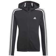 Athletic Hoodies Adidas Essentials 3S Full-zip Hoodie Jr GQ8356