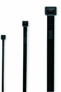 Accessories for cable channels 181876. Type: Releasable cable tie, Material: Polyamide, Product colour: Black. Length: 75 cm, Width: 7.5 mm