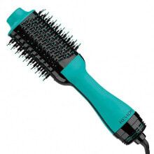 Hair Dryers And Hot Brushes REVLON Teal Blue Trocken- und Stylingbrste - Ionische Technologie - 2 Geschwindigkeiten - Blau