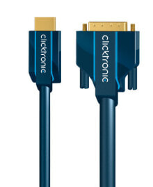 Cables & Interconnects 5m HDMI/DVI Adapter. Cable length: 5 m, Connector 1: HDMI, Connector 2: DVI-D. Quantity per pack: 1 pc(s)