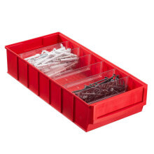 Allit ProfiPlus ShelfBox 400B Storage box Rectangular Polypropylene (PP) Red