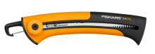 Garden Saws, Knives And Pruning Saws Fiskars 123860. Product colour: Black,Orange. Blade length: 16 cm, Length: 22.3 cm, Weight: 127 g