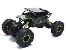 RC Cars and Motorcycles Amewi 22194, Crawler truck, Electric engine, 1:18, Ready-to-Run (RTR), Green, Conqueror "Green" 4WD RTR 1:18 Rock Crawler
