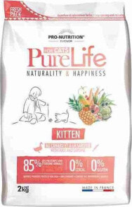 Cat Dry Food Sopral Pnf Pure Life Kot Kitten Duck 2kg
