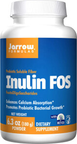 Prebiotics And Probiotics Jarrow Formulas Prebiotic Inulin-FOS -- 6.3 oz