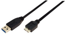 Cables or Connectors for Audio and Video Equipment CU0037, Micro-USB B, USB A, 3.2 Gen 1 (3.1 Gen 1), Male/Male, 5000 Mbit/s, Black