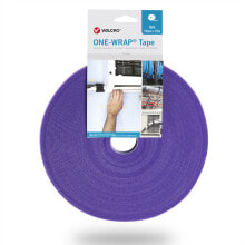 Wires, cables VELCRO One Wrap Band 25m 10mm Violett VEL-OW64107