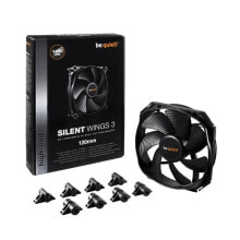 Cooling Systems be quiet! SilentWings 3 Computer case Fan 12 cm Black