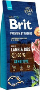 Dog Dry Food Brit Premium By Nature Sensitive Lamb 8kg