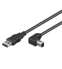 Wires, cables Tecline 2m USB A - USB B USB cable USB 2.0 Black
