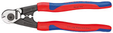 Cable and bolt cutters Knipex 9562190. Handle colour: Blue/Red, Material: Chromium-vanadium steel, Product colour: Black,Blue,Red. Weight: 314 g