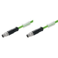 Cables & Interconnects Weidmüller SAIL-M8GM8SG-4S3.0UIE, 3 m, M8 / M8, Male/Male, Black,Green, 105 g, 1 pc(s)