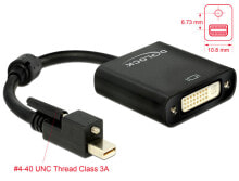 Cables & Interconnects DeLOCK 62639 video cable adapter 0.25 m Mini DisplayPort DVI-I Black