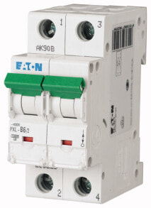 Automation for electric generators Eaton PXL-C6/2, Miniature circuit breaker, 10000 A, IP20