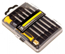 Screwdriver Kits C.K Tools T4896. Handle colour: Black/Yellow, Case colour: Black