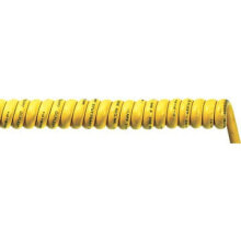 Cables or Connectors for Audio and Video Equipment Lapp ÖLFLEX Spiral 540 P. Cable length: 1 m, Product colour: Yellow, Spiral outer diameter: 2.9 cm