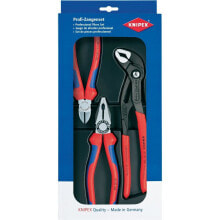 Tool kits and accessories Knipex 00 20 09 V01. Type: Pliers set, Handle colour: Blue/Red. Weight: 950 g