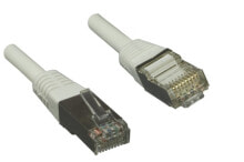 Wires, cables C6-3, 3 m, Cat6, SF/UTP (S-FTP), RJ-45, RJ-45, White