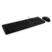 Keyboards and Mouse Kits Inter-Tech KB-118 EN keyboard USB QWERTY English Black