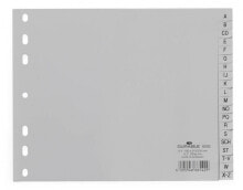 Sheet Protectors and Folders Durable 6500 Alphabetic tab index Polypropylene (PP) Grey