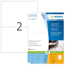 Paper and film HERMA Address labels Premium sheetsize A5 105x148 mm white paper matt 800 pcs.
