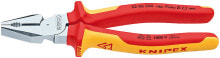 Pliers and pliers Knipex 02 06 200. Type: Lineman's pliers, Cutting length: 2.5 cm, Material: Steel. Length: 20 cm, Weight: 343 g